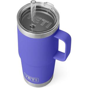 imageYETI Rambler 35 oz Straw Mug Vacuum Insulated Stainless Steel Moon DustUltramarine Violet