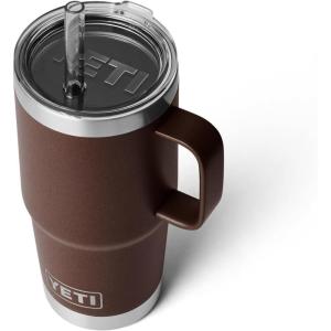 imageYETI Rambler 35 oz Straw Mug Vacuum Insulated Stainless Steel Moon DustWetlands Brown