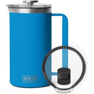 imageYETI Rambler 34 oz French Press with MagSlider Pitcher Lid Set Big Wave Blue