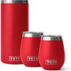 imageYETI Rambler Wine Chiller 2 Rambler 10 oz Wine Tumbler Vacuum Insulated Stainless Steel with MagSlider Lid Rescue Red