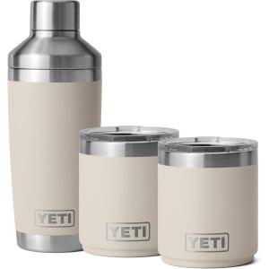 imageYETI Rambler 20 oz Cocktail Shaker 2 10 oz Stackable Lowball 20 Vacuum Insulated Stainless Steel with MagSlider Lid Cape Taupe