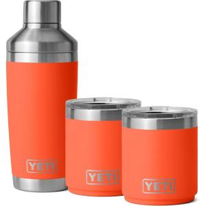 imageYETI Rambler 20 oz Cocktail Shaker 2 10 oz Stackable Lowball 20 Vacuum Insulated Stainless Steel with MagSlider Lid Papaya