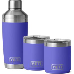 imageYETI Rambler 20 oz Cocktail Shaker 2 10 oz Stackable Lowball 20 Vacuum Insulated Stainless Steel with MagSlider Lid Ultramarine Violet