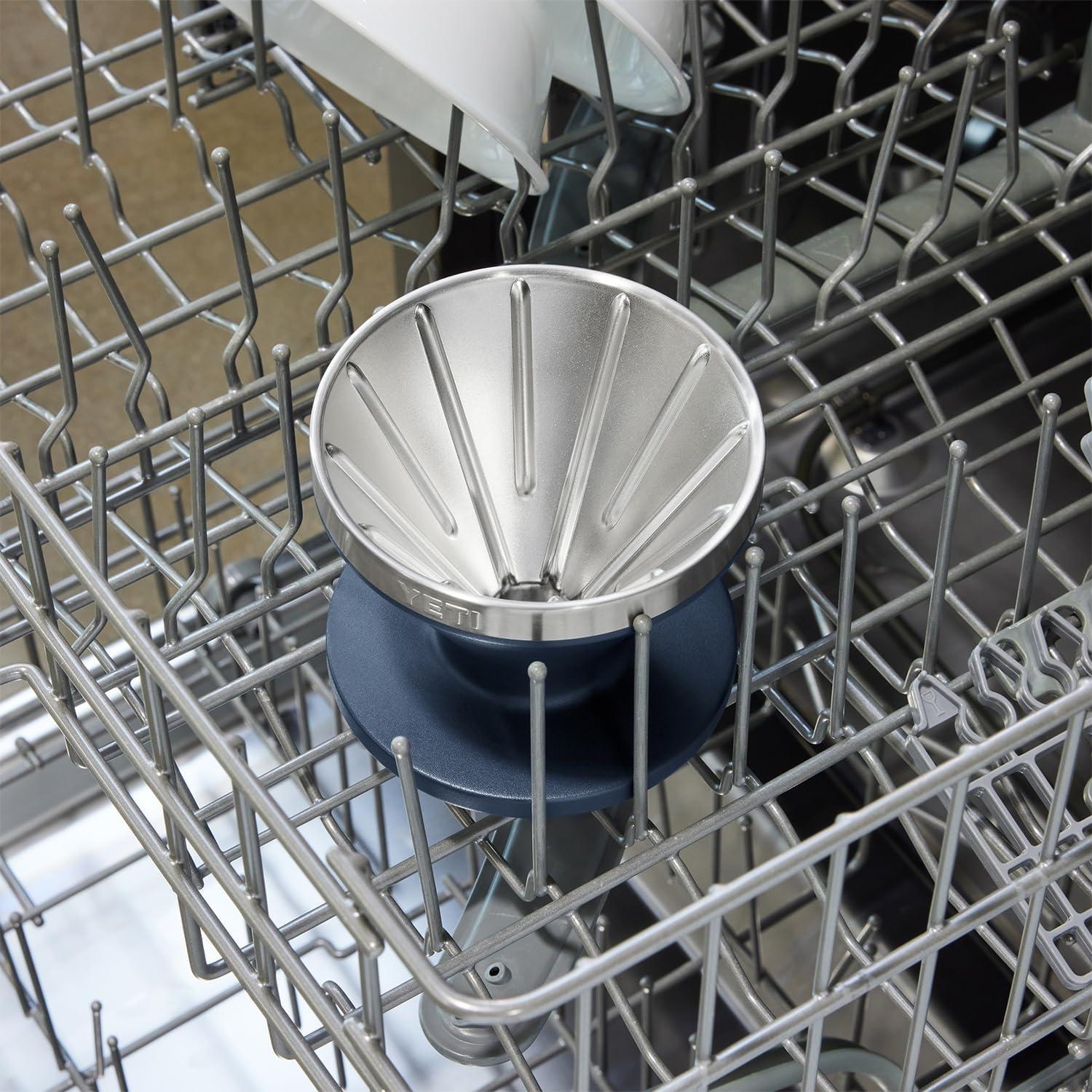 imageYETI Pour Over Coffee Maker Accessory Ramblers Designed for Perfect Coffee Extraction Anywhere Stainless Steel fits any V60 Filter Black Forest GreenBlack Forest Green