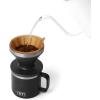 imageYETI Pour Over Coffee Maker Accessory Ramblers Designed for Perfect Coffee Extraction Anywhere Stainless Steel fits any V60 Filter Black Forest GreenBlack