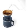 imageYETI Pour Over Coffee Maker Accessory Ramblers Designed for Perfect Coffee Extraction Anywhere Stainless Steel fits any V60 Filter Black Forest GreenNavy