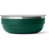 imageYETI Rambler Low Bowls Vacuum Insulated Stackable and Nestable Stainless Steel Bowl with Lid 36 Quart Black Forest GreenBlack Forest Green