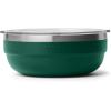 imageYETI Rambler Low Bowls Vacuum Insulated Stackable and Nestable Stainless Steel Bowl with Lid 36 Quart Black Forest GreenBlack Forest Green