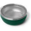 imageYETI Rambler Low Bowls Vacuum Insulated Stackable and Nestable Stainless Steel Bowl with Lid 36 Quart Black Forest GreenBlack Forest Green