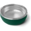imageYETI Rambler Low Bowls Vacuum Insulated Stackable and Nestable Stainless Steel Bowl with Lid 36 Quart Black Forest GreenBlack Forest Green