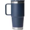 imageYETI Rambler 20 oz Travel Mug with Flip Straw Lid  Stainless Steel Vacuum Insulated Leakproof Cup Holder FriendlyNavy