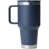 imageYETI Rambler 30 oz Travel Mug with Flip Straw Lid  Stainless Steel Vacuum Insulated Leakproof Cup Holder FriendlyNavy
