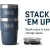 imageYETI Rambler 8 oz Insulated Coffee Mug with Lid  Stackable DoubleWall Vacuum Insulated Coffee Cup  DuraSip Ceramic Lining  BaristaFriendly Design  Stainless Steel  Dishwasher SafeNavy