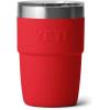 imageYETI Rambler 8 oz Insulated Coffee Mug with Lid  Stackable DoubleWall Vacuum Insulated Coffee Cup  DuraSip Ceramic Lining  BaristaFriendly Design  Stainless Steel  Dishwasher SafeRescue Red