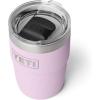 imageYETI Rambler 8 oz Insulated Coffee Mug with Lid  Stackable DoubleWall Vacuum Insulated Coffee Cup  DuraSip Ceramic Lining  BaristaFriendly Design  Stainless Steel  Dishwasher SafeCherry Blossom