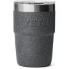 imageYETI Rambler 8 oz Insulated Coffee Mug with Lid  Stackable DoubleWall Vacuum Insulated Coffee Cup  DuraSip Ceramic Lining  BaristaFriendly Design  Stainless Steel  Dishwasher SafeBlack Stone