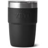 imageYETI Rambler 8 oz Insulated Coffee Mug with Lid  Stackable DoubleWall Vacuum Insulated Coffee Cup  DuraSip Ceramic Lining  BaristaFriendly Design  Stainless Steel  Dishwasher SafeBlack