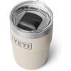 imageYETI Rambler 8 oz Insulated Coffee Mug with Lid  Stackable DoubleWall Vacuum Insulated Coffee Cup  DuraSip Ceramic Lining  BaristaFriendly Design  Stainless Steel  Dishwasher SafeCape Taupe