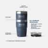 imageYETI Rambler 8 oz Insulated Coffee Mug with Lid  Stackable DoubleWall Vacuum Insulated Coffee Cup  DuraSip Ceramic Lining  BaristaFriendly Design  Stainless Steel  Dishwasher SafeBlack