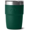 imageYETI Rambler 8 oz Insulated Coffee Mug with Lid  Stackable DoubleWall Vacuum Insulated Coffee Cup  DuraSip Ceramic Lining  BaristaFriendly Design  Stainless Steel  Dishwasher SafeBlack Forest Green
