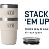 imageYETI Rambler 8 oz Insulated Coffee Mug with Lid  Stackable DoubleWall Vacuum Insulated Coffee Cup  DuraSip Ceramic Lining  BaristaFriendly Design  Stainless Steel  Dishwasher SafeCape Taupe