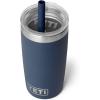imageYETI Rambler Jr 10 Oz Tumbler with Silicone Straw LidNavy