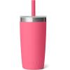 imageYETI Rambler Jr 10 Oz Tumbler with Silicone Straw LidTropical Pink