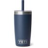 imageYETI Rambler Jr 10 Oz Tumbler with Silicone Straw LidNavy