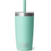 imageYETI Rambler Jr 10 Oz Tumbler with Silicone Straw LidSeafoam