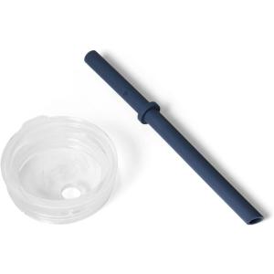 imageYETI Rambler Silicone Adjustable Straw Lid Easy Sipping Leakproof DishwasherSafe BPAFree Compatible with R10 oz Jr Tumbler R8 oz Stackable R10 Wine TumblerNavy