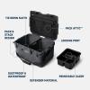 imageYETI LoadOut GoBox 1 Divided Waterproof Cargo Case Dry Box Camera Case Fishing Tackle Box BlackBlack