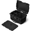 imageYETI LoadOut GoBox 1 Divided Waterproof Cargo Case Dry Box Camera Case Fishing Tackle Box BlackBlack