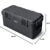imageYETI LoadOut GoBox 1 Divided Waterproof Cargo Case Dry Box Camera Case Fishing Tackle Box BlackCharcoal