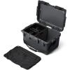 imageYETI LoadOut GoBox 1 Divided Waterproof Cargo Case Dry Box Camera Case Fishing Tackle Box BlackCharcoal
