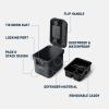 imageYETI LoadOut GoBox 1 Divided Waterproof Cargo Case Dry Box Camera Case Fishing Tackle Box BlackFirefly Yellow