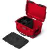 imageYETI LoadOut GoBox 1 Divided Waterproof Cargo Case Dry Box Camera Case Fishing Tackle Box BlackRescue Red
