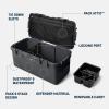 imageYETI LoadOut GoBox 1 Divided Waterproof Cargo Case Dry Box Camera Case Fishing Tackle Box BlackRescue Red