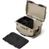 imageYETI LoadOut GoBox 1 Divided Waterproof Cargo Case Dry Box Camera Case Fishing Tackle Box BlackTan