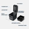 imageYETI LoadOut GoBox 1 Divided Waterproof Cargo Case Dry Box Camera Case Fishing Tackle Box BlackWetlands