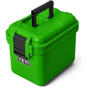 imageYETI LoadOut GoBox 1 Divided Waterproof Cargo Case Dry Box Camera Case Fishing Tackle Box BlackCanopy Green