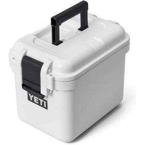 imageYETI LoadOut GoBox 1 Divided Waterproof Cargo Case Dry Box Camera Case Fishing Tackle Box BlackWhite
