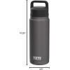 imageYETI Rambler 26 oz Bottle Vacuum Insulated Leakproof Stainless Steel with Chug CapGraphite