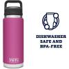 imageYETI Rambler 26 oz Bottle Vacuum Insulated Leakproof Stainless Steel with Chug CapPrickly Pear