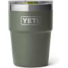 imageYETI Rambler 16 oz Stackable Tumbler Vacuum Insulated Stainless Steel with MagSlider LidCamp GreenFirefly Yellow