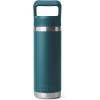 imageYETI Rambler 18 oz Bottle Vacuum Insulated Stainless Steel with Color Matching Straw Cap Solar FlareAgave Teal