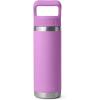 imageYETI Rambler 18 oz Bottle Vacuum Insulated Stainless Steel with Color Matching Straw Cap Solar FlareDesert Bloom