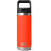imageYETI Rambler 18 oz Bottle Vacuum Insulated Stainless Steel with Color Matching Straw Cap Solar FlareSolar Flare