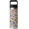 imageYETI Rambler 18 oz Bottle Vacuum Insulated Stainless Steel with Color Matching Straw Cap Solar FlareTan Camo
