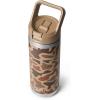 imageYETI Rambler 18 oz Bottle Vacuum Insulated Stainless Steel with Color Matching Straw Cap Solar FlareWetlands Camo