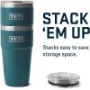 imageYETI Rambler 20 oz Stackable Tumbler Stainless Steel Vacuum Insulated with MagSlider LidAgave Teal